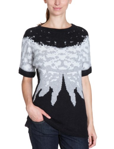 Oui Damen Pullover 25454, Gr. 40, Grau (light grey 0929) Preisvergleich