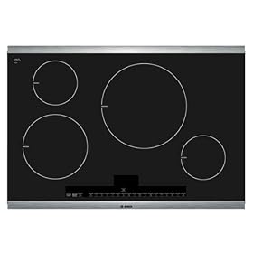 Bosch 500 Series : NIT5065UC 30 Induction Cooktop with Touch Control - Stainless Steel Strips: Appliances