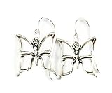 Sterling Silver Dangle Earrings Butterfly