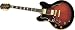 Epiphone Lefty Sheraton II Archtop Electric Guitar, Vintage Sunburst
