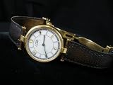 Vintage/Antique watch: Pre-owned Men’s Must de Cartier Watch Vermeil RARE White Enamel Dial Swiss Quartz Movement 2000′s