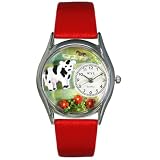 Whimsical Watches Women's S0110001 Cow Black Leather Watch