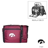 Iowa Hawkeyes NCAA Malibu Insulated Pack (Burgundy) (Embroidered Logo)
