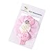 ROEWELL® 5 Pieces Baby's Headbands /Girl's Rose Flower/ Hair Bows/Hair bands(5 Pack)