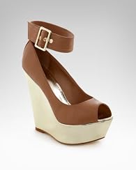 Isabel Mirror Metallic Wedge Sandal
