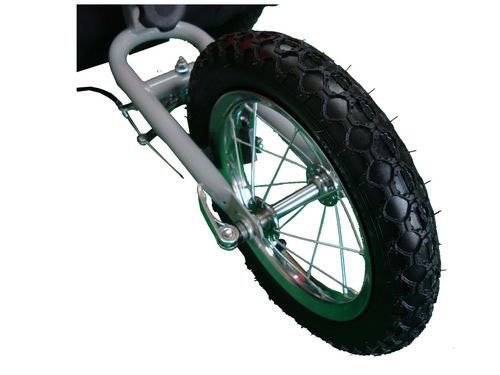 KMS Child 3 In 1 Folded Bike Trailer Stroller Jogger Seat Buggy Lightweight Black Green 1-2 Child 5 Point Harness With Canopy Visible Flag