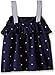 Nautica Girls' Printed Pique Tank with Ribbon Straps