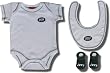 Officially licensed New York Jets logo embroidered 3-piece ensemble for infants