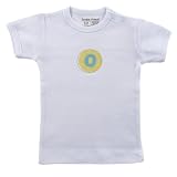 Hudson Baby Personalized Initial Tee Top - O, Neutral