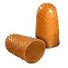 (Price/DZ)Rubber Finger, 11/16 Diameter, 12, Amber, 1DZ