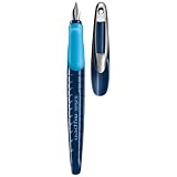 Herlitz 10999761 Schulf&uuml;llhalter my.pen M-Feder dunkelblau/hellblau - Herlitz