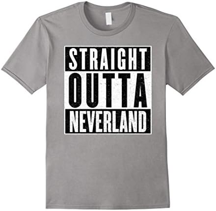Tulip Tree Tees: Neverland Represent T-shirt - Male Medium - Slate