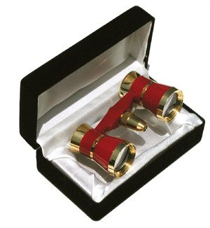 LaScala Optics Opera Glasses Black Gift box WITHOUT OPERA GLASSES