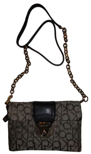 Womens Calvin Klein Purse Crossbody Khaki/Brown