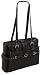 Siamod 45625 Fratti Napa Cashmere Leather Laptop Tote (Black)