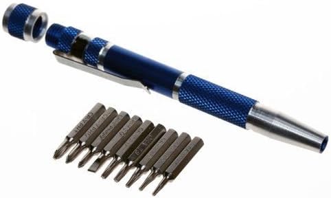 Gift Idea 10pc Precision Screwdriver Bit Set Torx Star Phillips Electric Repair