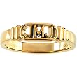 14K Yellow Gold "Jesus, Mary and Joseph" Man's Ring