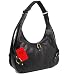 Gigi Black Leather Othello Shoulder Bag