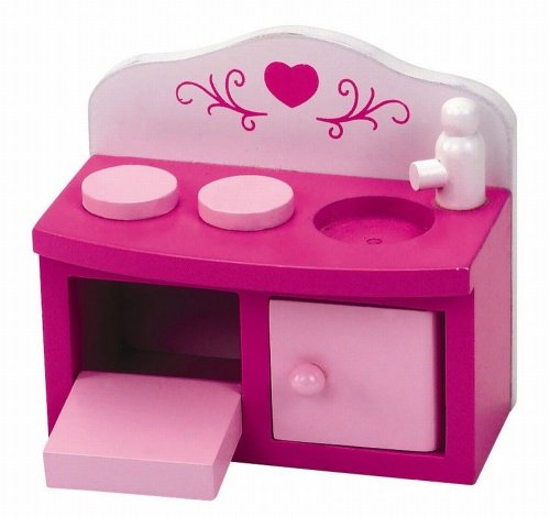 Wanju 811370 - Küchenzeile fürs Puppenhaus