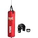Everlast Mixed Martial Arts Heavy Bag Kit (Red, 70-Pound)