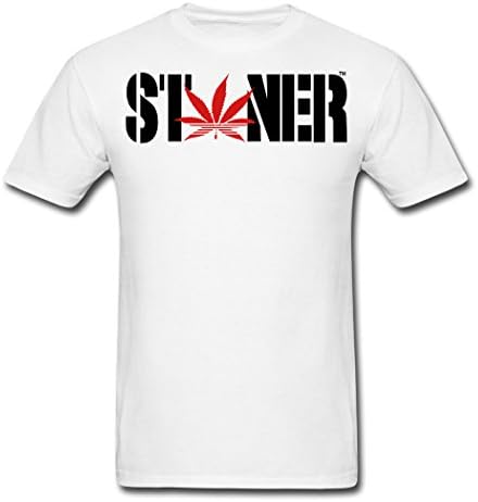 Global Daren 2015 and 2016 Modern Men's Stoner Clean T-Shirts White M