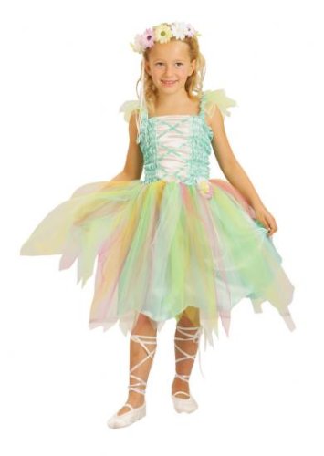 Childrens Toyshop  Toys : Value Costume: Child Flower Fairy (Lrg 10-12 yrs)