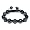 SH-MIX JET BLACK& ONYX:Shamballa Armband swarovski schwarz, Jet & Onyx Stein- kristalle makarame macarame disco ball, 12mm Kristalle & Hämatit tresor crystal shamballa bracelet- von Utopia© London,Paris,NY,