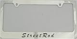 LPF - 2012 STREET ROD - Chrome Billet Metal AUTOMOTIVE License Plate Frames / Holders