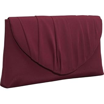 a Regale V Clutch Shirred T Gusset (Burgundy)