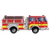 Melissa & Doug Giant Fire Truck - 24 Pieces