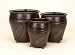 Antique Style 3 Piece Set METAL PLANTERS