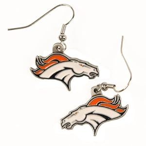 Denver Broncos Dangle Earrings