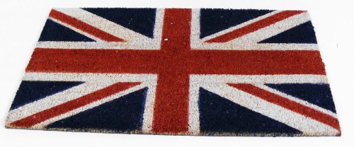 Union Jack Flag Coir Doormat 40 x 70cm - Traditional