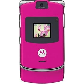 Motorola V3 - Pink - Vodafone Prepay Phone - Free Weekends Offer*