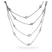 Eve's Addiction Sterling Silver Sparkling 60 Inch Czs By The Yard