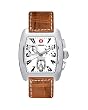 Michele Women's Stainless Steel Brown Alligator Bracelet Watch #MWW02D000005