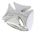 maltese11  - Gents 34 Sterling Silver Iron Cross Ring