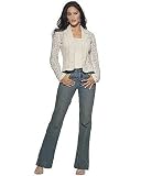 Eyelet-embroidered blazer (misses 12 NEUTRAL)