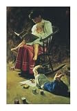 Art and Literature Art Print by Loren Entz, 6