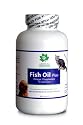 Animal Essentials Fish Oil Plus, Omega 3 Supplement for Dogs & Cats (180 Capsules)