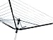 Brabantia Lift-O-Matic All Weather Rotary Dryer 60m Metallic Grey, Cover, Garage Stand