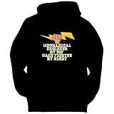Mechanical Engineer by day, Cage Fighter by night Occupations Mens Hoodie (Black, Sizes X-Small - XXX-Large) Mechanical Engineer by day, Cage Fighter by night Occupations Mens Hoodie (Black, Sizes X-Small - XXX-Large)