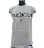 MLB Colorado Rockies Authentic Collection Sleeveless Grey Shirt