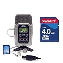 Zoom H2 Handy 2 Track Recorder + SanDisk 4GB SD KIT + Unique Squared Vinyl Stickers