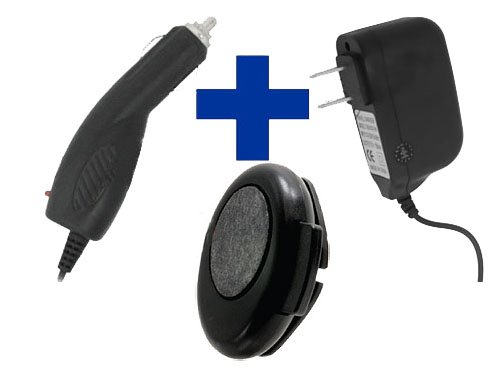 Combo Special with Magnetic Phone Holder / Portable Pug-in Car Charger + Home Travel Wall Charger + Magnetic Phone Holder for HTC EVO 4G 9292