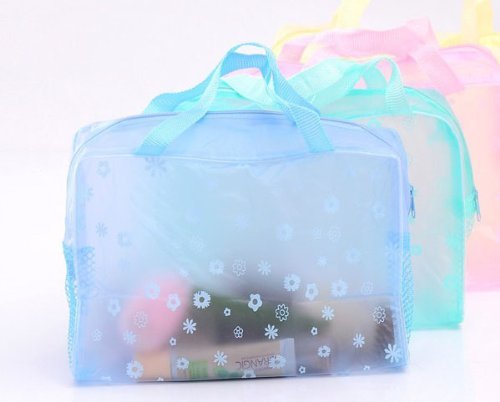 Multipurpose Floral Crystal Comestic Makeup Beauty Storage Travelling Bath Bag