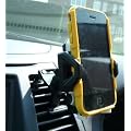 Swivel Spring Clip Air Vent Mount with Universal Smartphone / Mobile Phone Holder