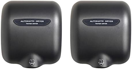 OLizee™ Heavy Duty Commercial Stainless Steel Automatic Hand Dryer 2 Pack Free US Shipping (2, Black)