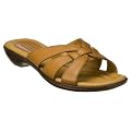Women's Merona® Ethelyn Flat Leather Sandals - Tan