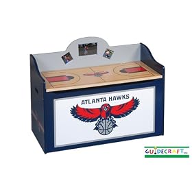Guidecraft NBA Hawks Toy Box by Guidecraft